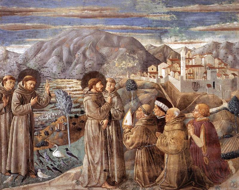 GOZZOLI, Benozzo Scenes from the Life of St Francis (Scene 7, south wall) dfg